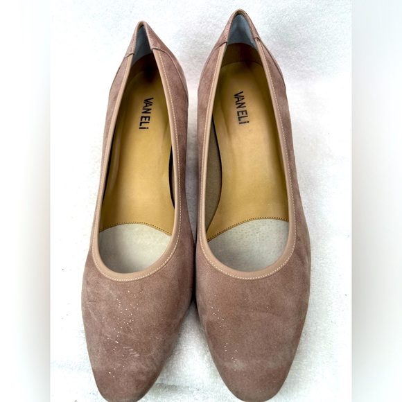 Vaneli sparkled nude flats with cushioned suede insoles - Picture 4 of 7